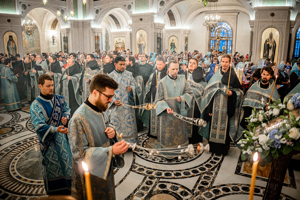 В Сретенском монастыре прошли торжества в честь Сретения Владимирской иконы Божией Матери 